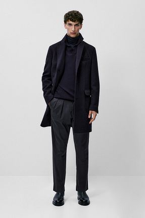 شلوار سرمه ای مردانه کتان Massimo Dutti - کد 345920873