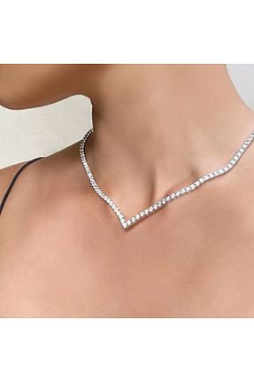 گردنبند جواهر زنانه فلزی TakıConcept - کد 366068118
