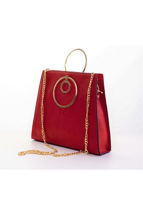 کیف دستی قرمز زنانه سایز متوسط Doolo Design - کد 162581302