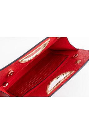 کیف دستی قرمز زنانه سایز متوسط Doolo Design - کد 162603216