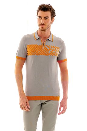 تیشرت طوسی مردانه رگولار HEINRICH - کد 366654933