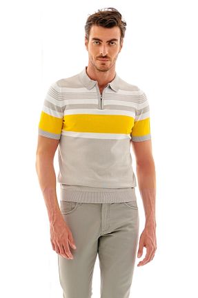 تیشرت زرد مردانه رگولار HEINRICH - کد 366663016
