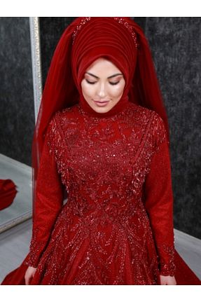روسری زرشکی Yasmin S