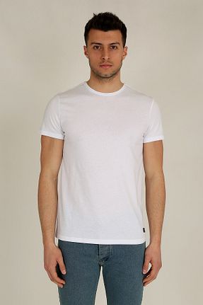تیشرت سفید مردانه اسلیم فیت Terapi Men - کد 94726795