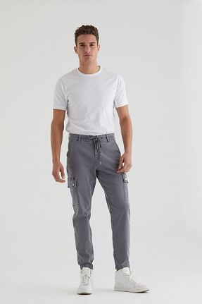 شلوار جین طوسی مردانه پاچه بدون کش Pantamo Jeans - کد 302631434