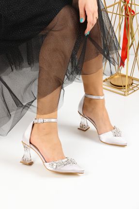 کفش مجلسی زنانه پاشنه ضخیم چرم مصنوعی پاشنه متوسط ( 5 - 9 cm ) کد 367116371