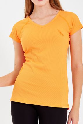 تی شرت اسپرت نارنجی زنانه کد 371884276