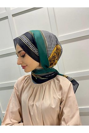 شال سبز زنانه پنبه (نخی) کد 367631490