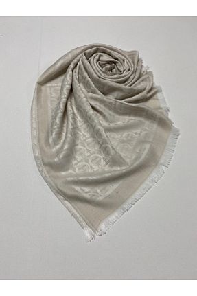 شال بژ زنانه ابریشم Ela Şal - کد 368013919