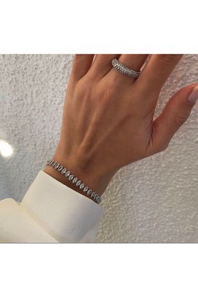 دستبند استیل (فولاد) زنانه سنگ Majaccessory - کد 354207166