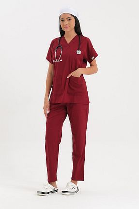 لباس ایمنی کار زرشکی önlüknoktası - کد 367686165