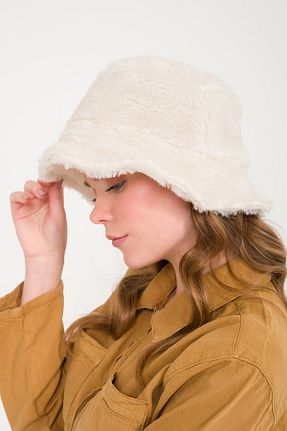 کلاه بژ زنانه SUYİTTİ - کد 368170373