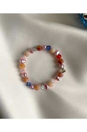 دستبند جواهر رنگی زنانه سنگ طبیعی Padore Accessory - کد 291190990