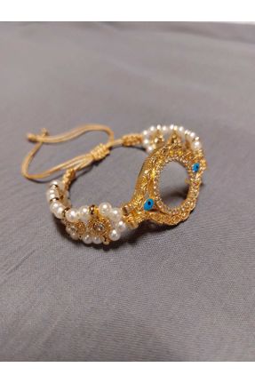 دستبند جواهر طلائی زنانه روکش طلا کد 368920805
