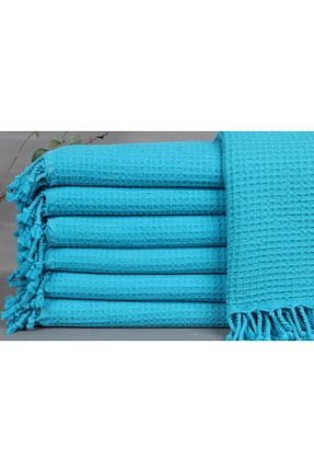 پشتمال فیروزه ای پنبه Kayra Export - کد 368932846