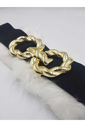 کمربند مشکی زنانه چرم مصنوعی kemercimFashion - کد 368381748