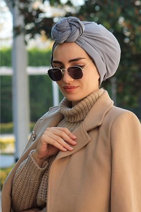 شال طوسی زنانه ELASYA - کد 368540571