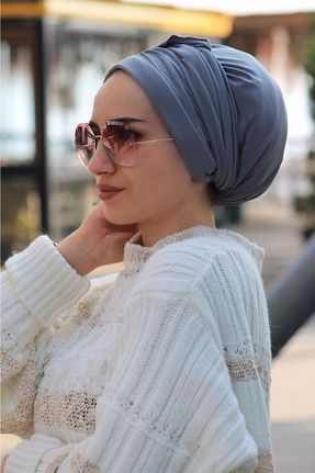 شال طوسی زنانه ELASYA - کد 368540571