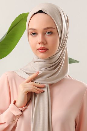 شال بژ زنانه پنبه ای Melodi Scarf - کد 368979772