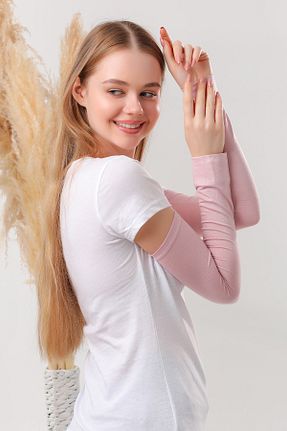 کلاه شنای حجاب صورتی زنانه Melodi Scarf - کد 283467550