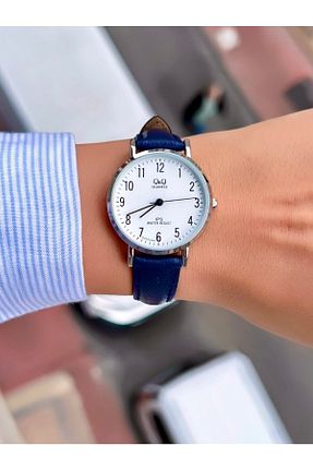 ساعت مچی سرمه ای زنانه 31-35 میلی متر Q&Q - کد 372445377