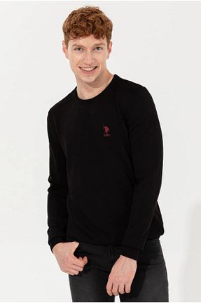 پلیور مشکی مردانه ساده U.S. Polo Assn. - کد 372414048