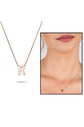 گردنبند نقره طلائی زنانه 925 عیار Okyanus Silver - کد 369640204