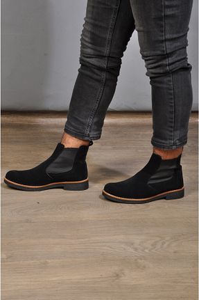 بوت / نیم بوت مشکی زنانه چرم مصنوعی BORAL SHOES - کد 369904989