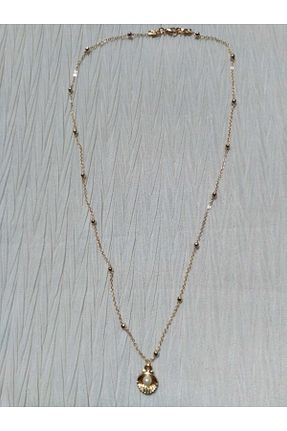 گردنبند جواهر طلائی زنانه مروارید berceste - کد 343740472