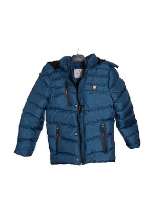 کاپشن آبی بچه گانه اسلیم فیت nacar çarşı - کد 369576513