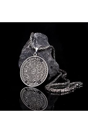 گردنبند نقره طوسی زنانه 925 عیار Tesbihsepetim - کد 369692722