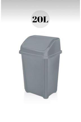 سطل زباله طوسی پلاستیک 20 L کد 366467590