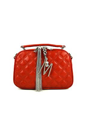 کیف دوشی قرمز زنانه DUYGUSHOESBAG - کد 370490467