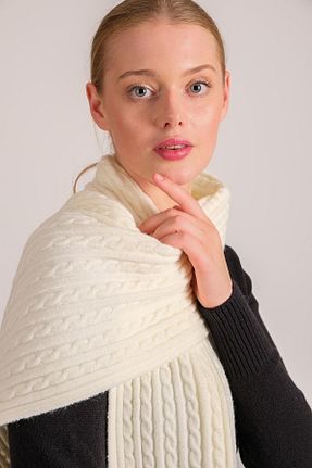 شال گردن نباتی زنانه تریکو CHUBA - کد 369344609