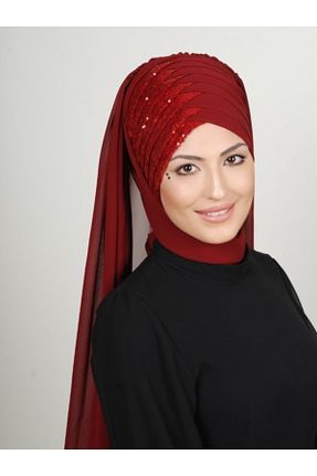 روسری زرشکی Yasmin S
