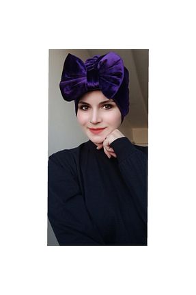 کلاه شنای حجاب بنفش زنانه BAV Butik Ayvitrin - کد 76549428