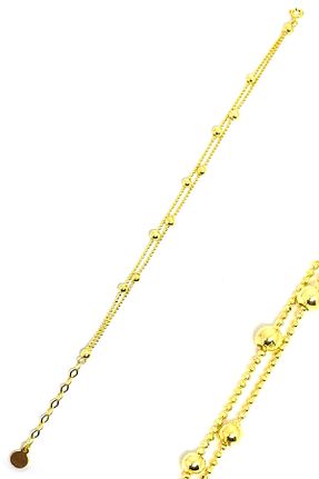 دستبند نقره طلائی زنانه 925 عیار Artuklu Telkari - کد 77267702