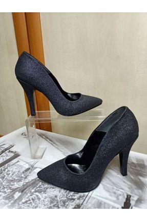 کفش مجلسی مشکی زنانه پارچه ای Göymen Kundura - کد 77411040