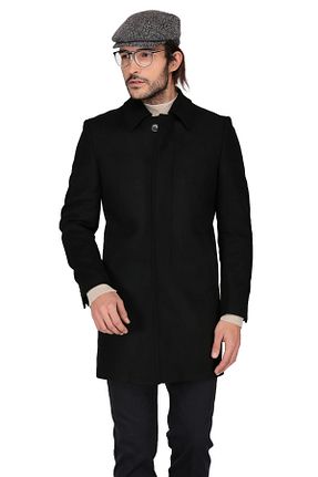 کاپشن مشکی مردانه رگولار Buenza - کد 4626686
