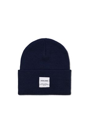 کلاه پشمی سرمه ای مردانه اکریلیک Jack & Jones - کد 335020379