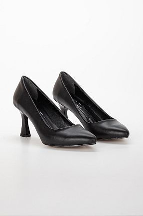 کفش پاشنه بلند کلاسیک مشکی زنانه جیر SOFT FASHION - کد 371749342