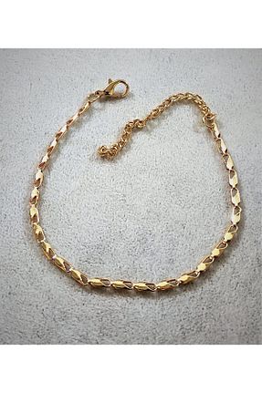 دستبند جواهر طلائی زنانه برنجی TÜKKAN ACCESSORİES - کد 371938909