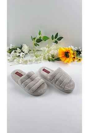 دمپائی خانگی بژ زنانه مخملی gürter - کد 371638993