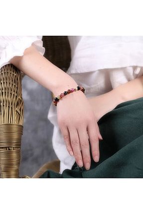 دستبند جواهر بژ زنانه سنگ طبیعی Safnaturel - کد 232999278