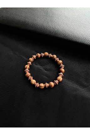 دستبند جواهر قهوه ای مردانه منجق Padore Accessory - کد 370807384