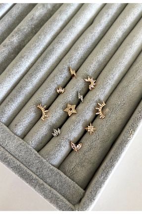 پیرسینگ طلائی مردانه SU PERİSİ TAKI BİJUTERİ - کد 370863600