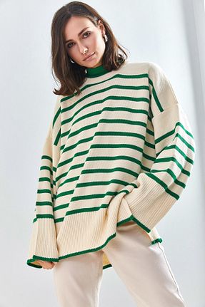 پلیور بژ زنانه گلدار Bianco Lucci - کد 371042678