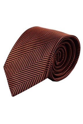 کراوات نارنجی مردانه پلی استر Esgue - کد 371316688