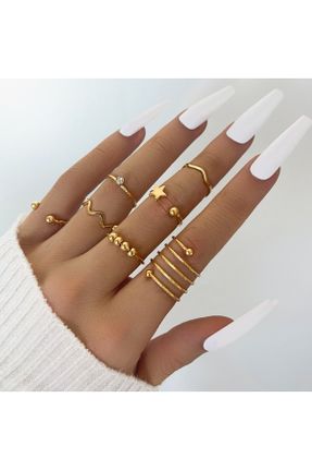 انگشتر جواهر طلائی زنانه کد 371936895