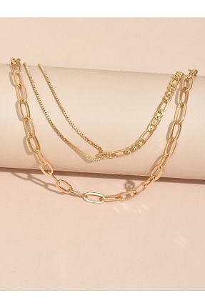 گردنبند جواهر طلائی زنانه فلزی X-Lady Accessories - کد 372013888